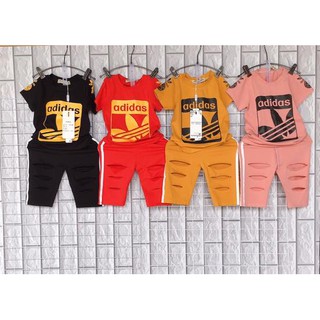 Bộ adidas cao cấp cho bé gái sành điệu