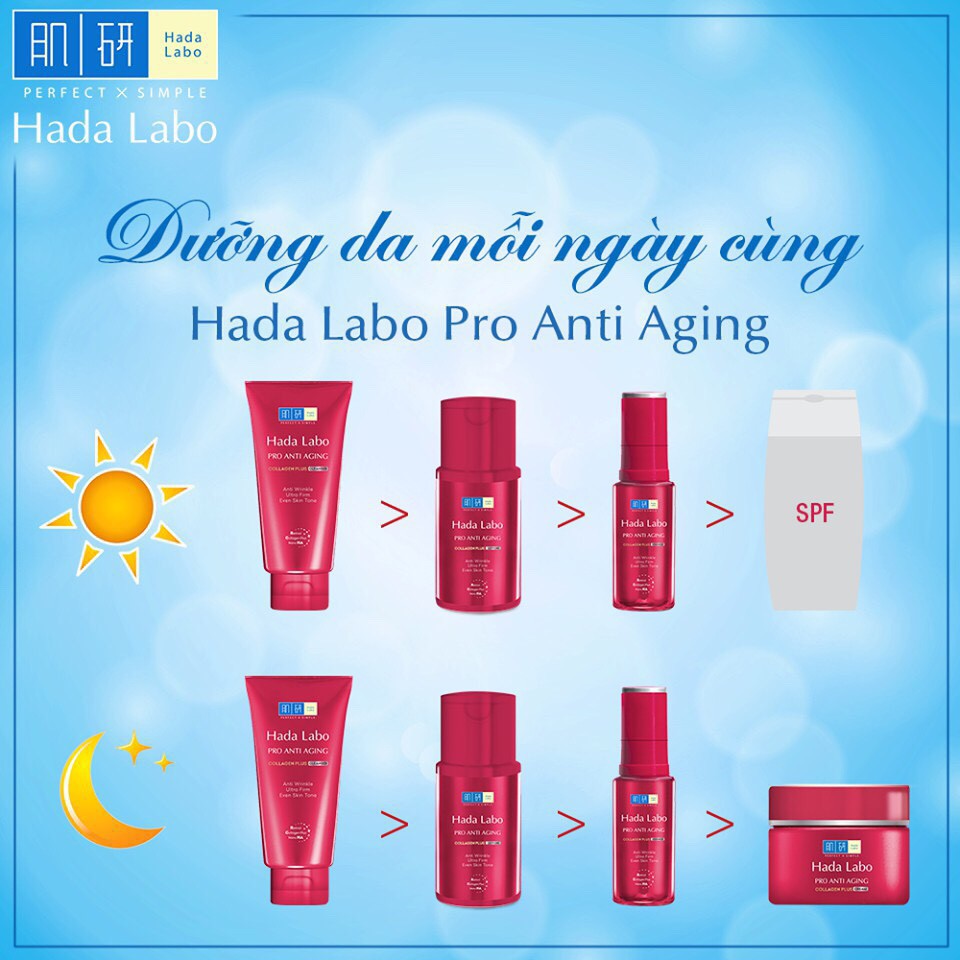 Tinh chất dưỡng chuyên biệt chống lão hóa Hada Labo Pro Anti Aging Essence 30g