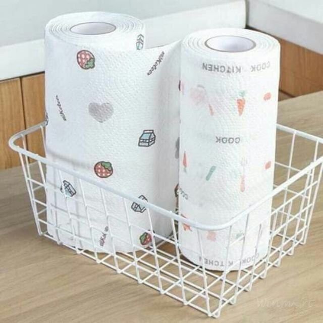 [XẢ KHO+FREE SHIP] Cuộn Khăn Lau Bếp Đa Năng  cuộn dài 20cm