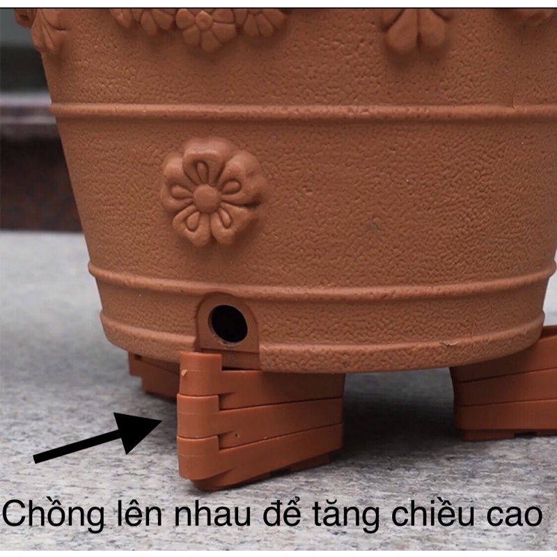 12 miếng kê chậu chống úng