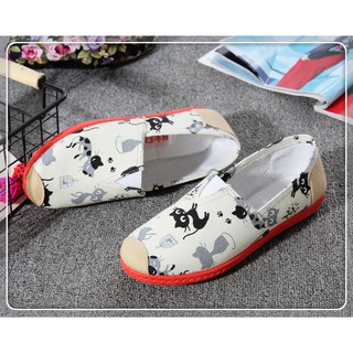 Giày lười slip on cho bạn gái cute