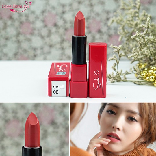 Son Smile 25 vỏ đỏ màu 02
