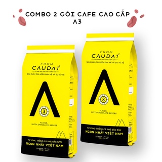 A3 combo 2 gói 500gr cà phê đặc sản nguyên chất 60% robusta 20% arabica 20% culi cầu đất đậm đắng
