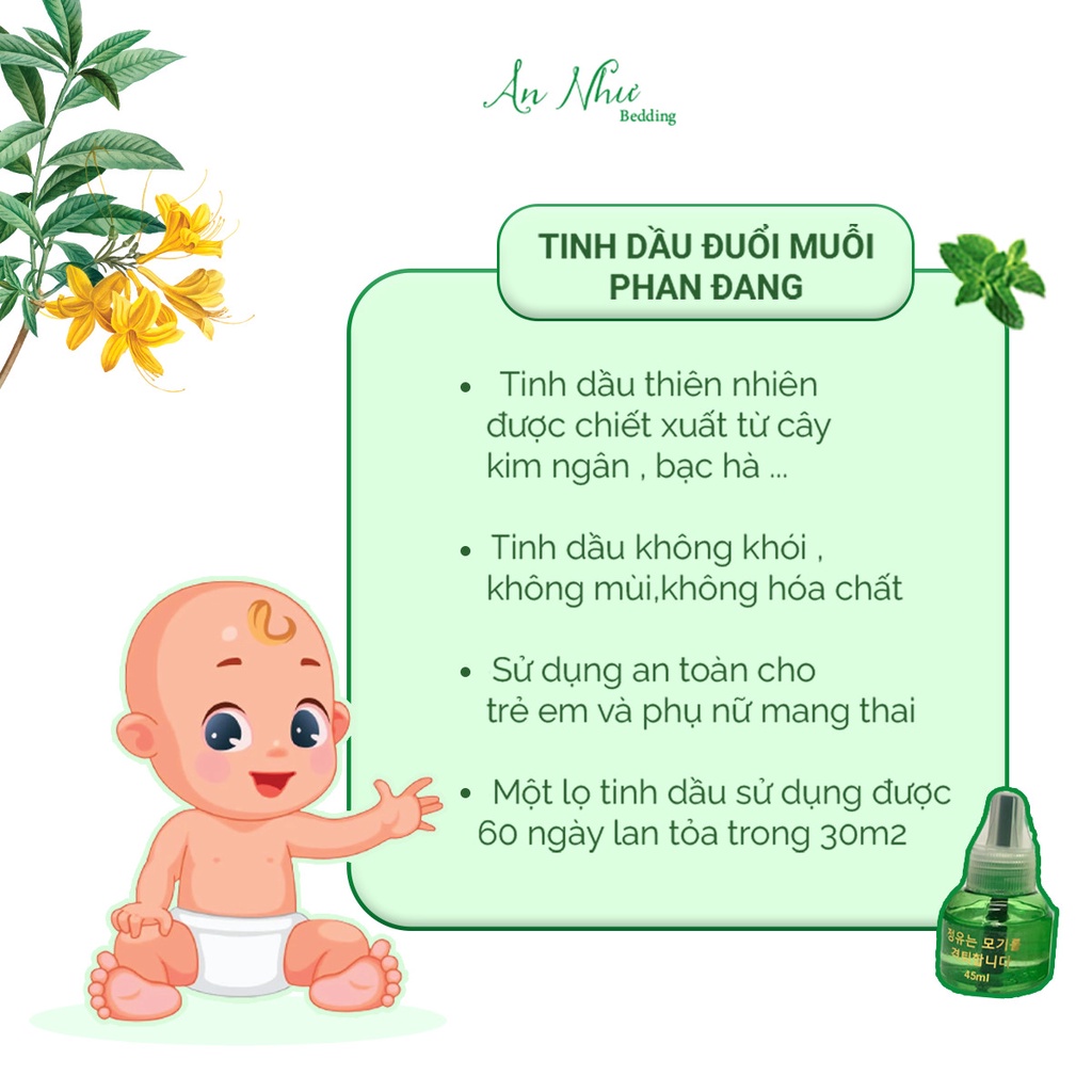 Đèn đuổi muỗi, đèn xông tinh dầu đuổi muỗi, đèn tinh dầu đuổi muỗi Hàn Quốc Phan Đang
