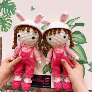 Búp bê len handmade - búp bê len - búp bê cho bé