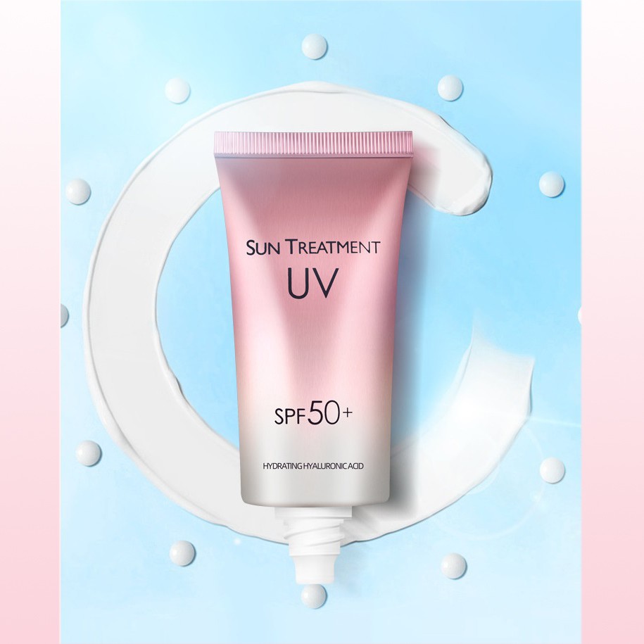 Kem Chống Nắng Sun Treatment UV SPF 50+ DƯỠNG + LÀM TRẮNG + CHỐNG NHĂN Kem Chống Tia UV Loại Tốt Hàng Nhập Nội Địa Trung