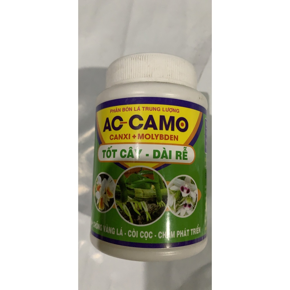 Phân bón lá trung lượng trung lượng AC - CAMO (CANXI + MOLYPDEN) lọ 100g
