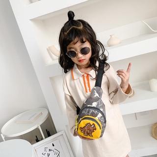 Túi đeo chéo hình khủng long dễ thương dành cho bé trai và bé gái, túi bao tử cho bé