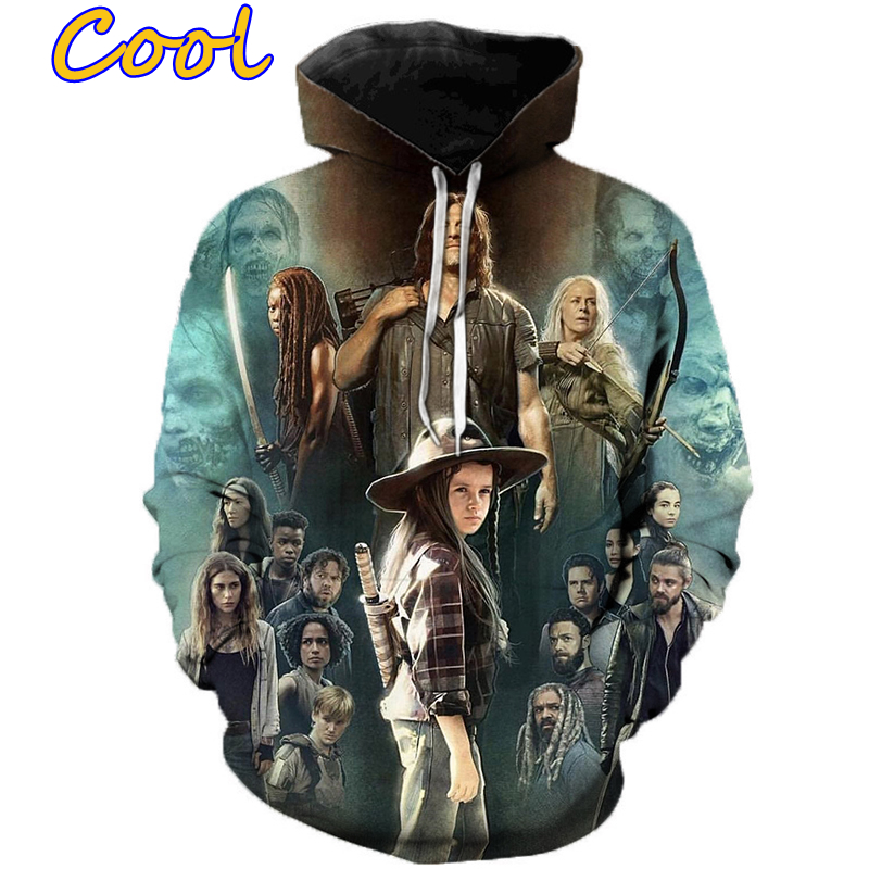 Áo Hoodie In Họa Tiết Phim The Walking Dead 3d Thời Trang Cho Nam Nữ | BigBuy360 - bigbuy360.vn