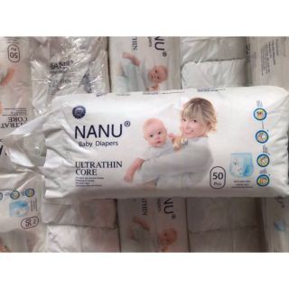 Combo 50 miếng tã/bỉm Nanu Quần/Dán size S50/M50/L50/XL50/XXL50