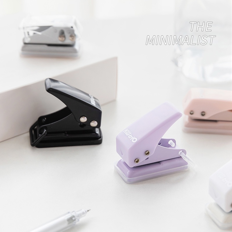 Dụng cụ bấm lỗ giấy 1 lỗ tiện dụng cho văn phòng DIY