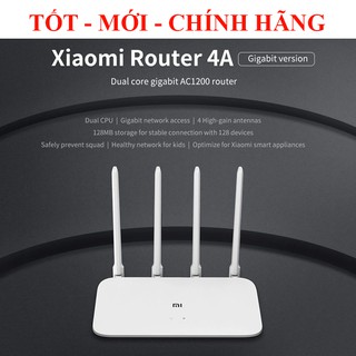 Bộ phát wifi xiaomi ac 1200mbps quốc tế tiếng anh bh 24 tháng 1 đổi 1 mi router 4a