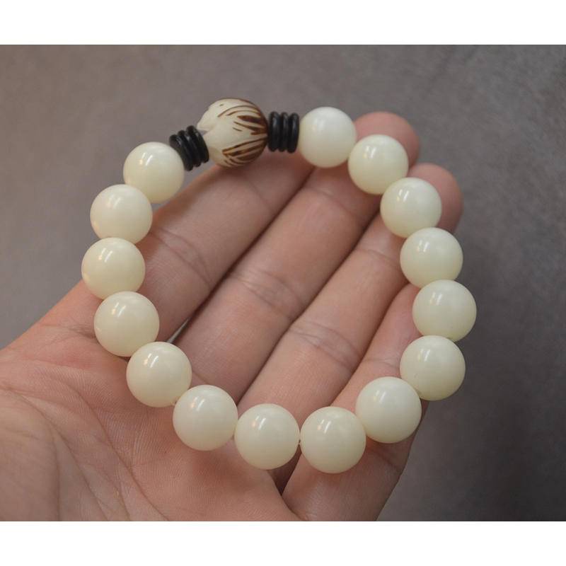 Vòng Tay Chuỗi Hạt Bồ Đề 12mm Phong Cách Phật Giáo Thời Trang Cho Nam Và Nữ