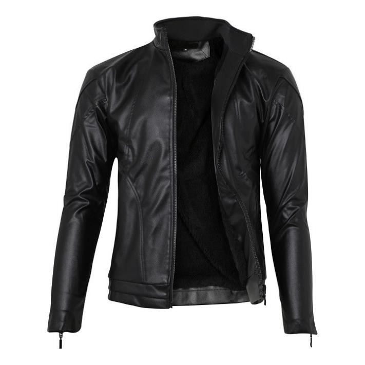 Áo khoác da lót lông nam thời trang cao cấp model fashion AKD021 tặng vớ hàng vnxk