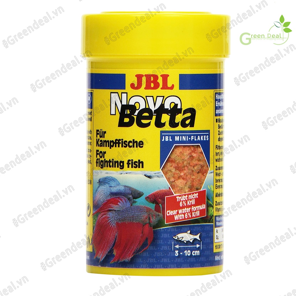 JBL - Novo Betta (Lọ 20 gram) | Thức ăn khô cao cấp cho cá Betta thủy sinh