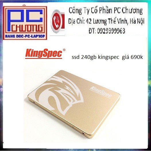 [Mã 1511ELSALE hoàn 7% đơn 300K] ssd kingspec 240gb hàng chính hãng