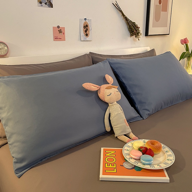 Cặp vỏ gối Cotton có thể giặt sạch kích thước 48 * 74 dành cho người lớn