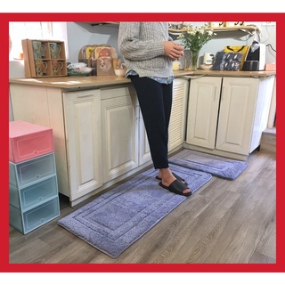 [ THẢM CAO CẤP] COMBO 2 TẤM THẢM BẾP CAO CẤP LÔNG LEN DÀY CHỐNG TRƠN TRƯỢT SIZE 40X60CM VÀ 45X120CM
