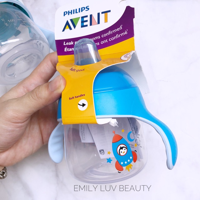 Bình tập uống nước Philips Avent cho bé 6M+ dung tích 200ml/260ml