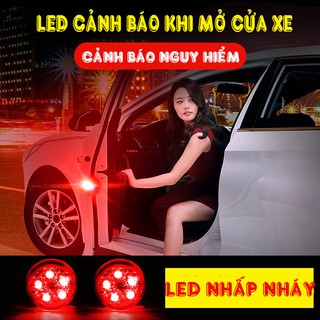 Đèn led cảm ứng cảnh báo mở cửa xe (bộ 2 đèn)