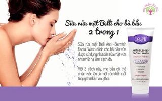 Sữa rửa mặt ngăn ngừa mụn Belli