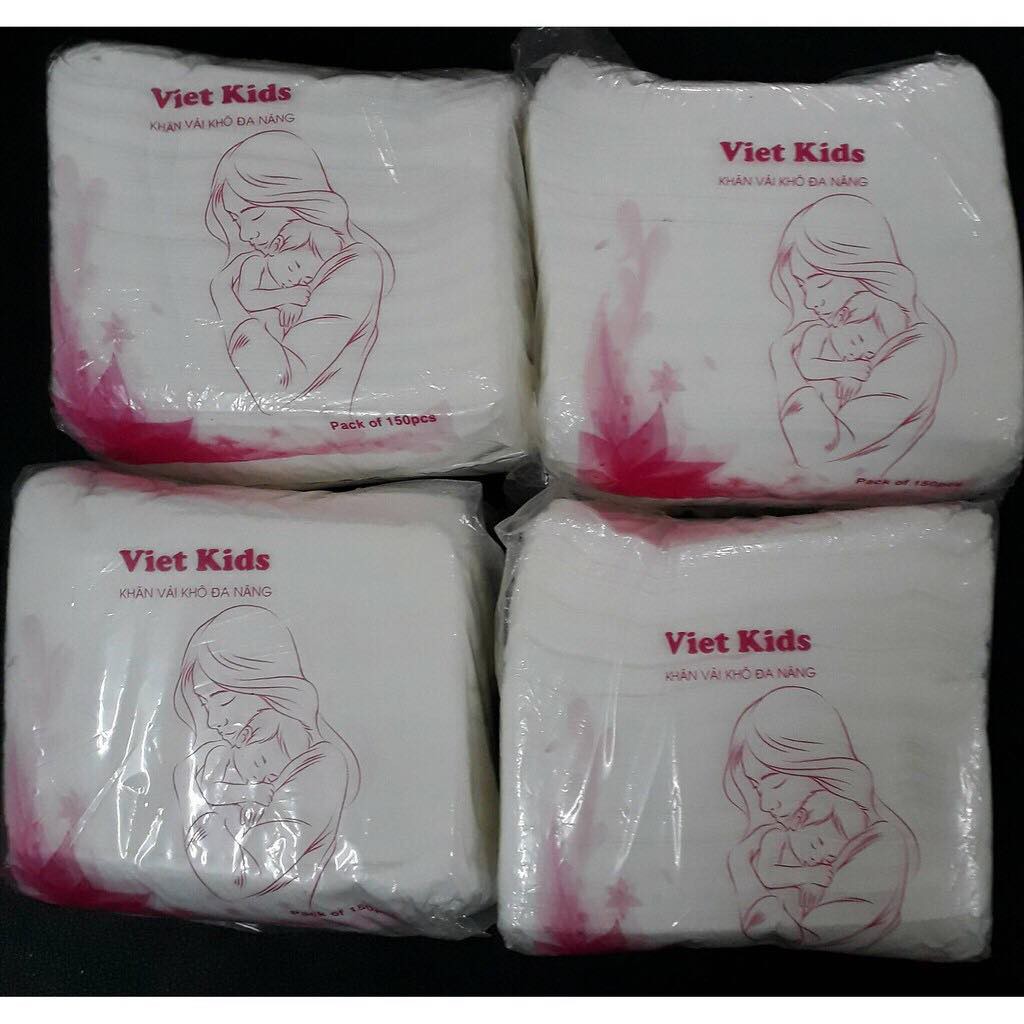 Khăn giấy khô đa năng VietKids