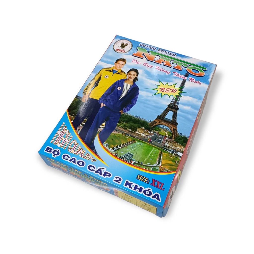 Áo mưa bộ A4 hai khóa NATO