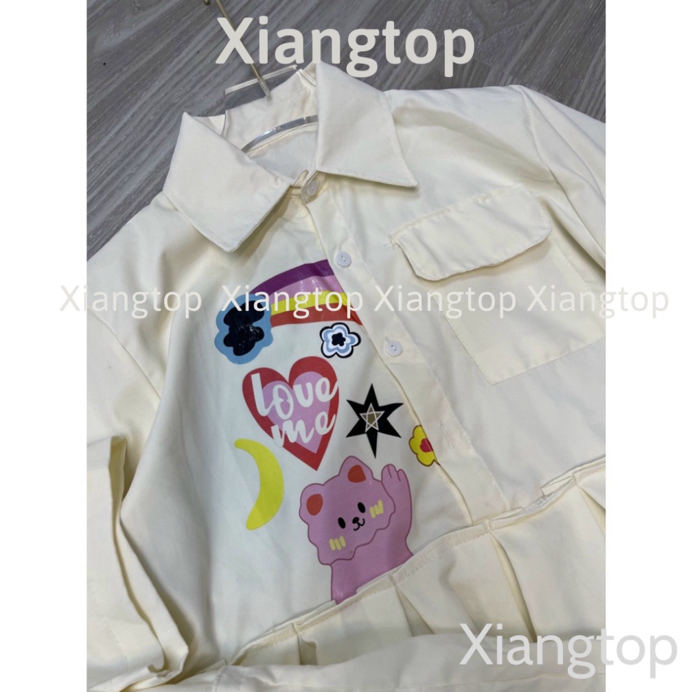 ĐẦM SƠ MI BABYDOLL ULZZANG (SẴN/KÈM VIDEO REVIEW) PN000112 Xiangtop | BigBuy360 - bigbuy360.vn