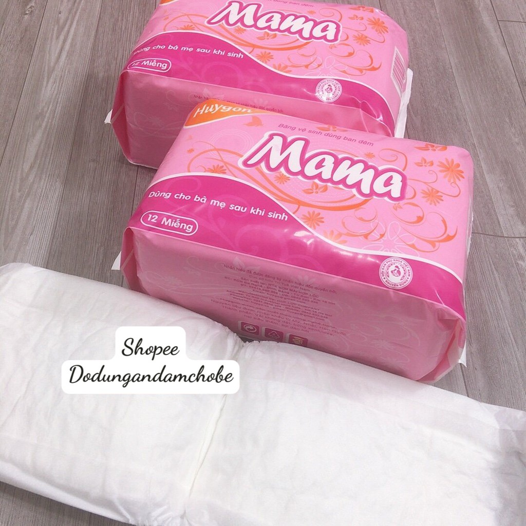 Băng vệ sinh MaMa cho mẹ đi sinh (gói 12 miếng)