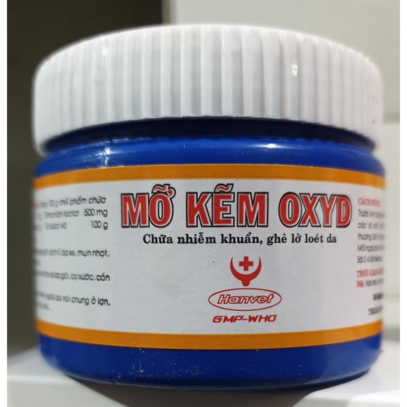 Đặc trị nấm ghẻ Mỡ kẽm Oxyd cho chó mèo