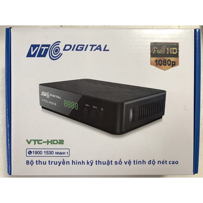 Đầu thu truyền hình vệ tinh VTC model HD2 chính hãng