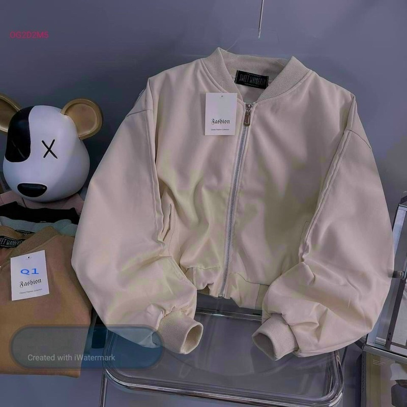 Khoác da lộn QC 2 lớp form lửng