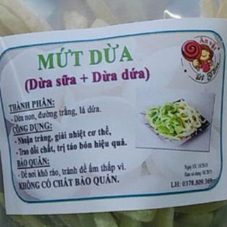 MỨT DỪA NON MIẾNG