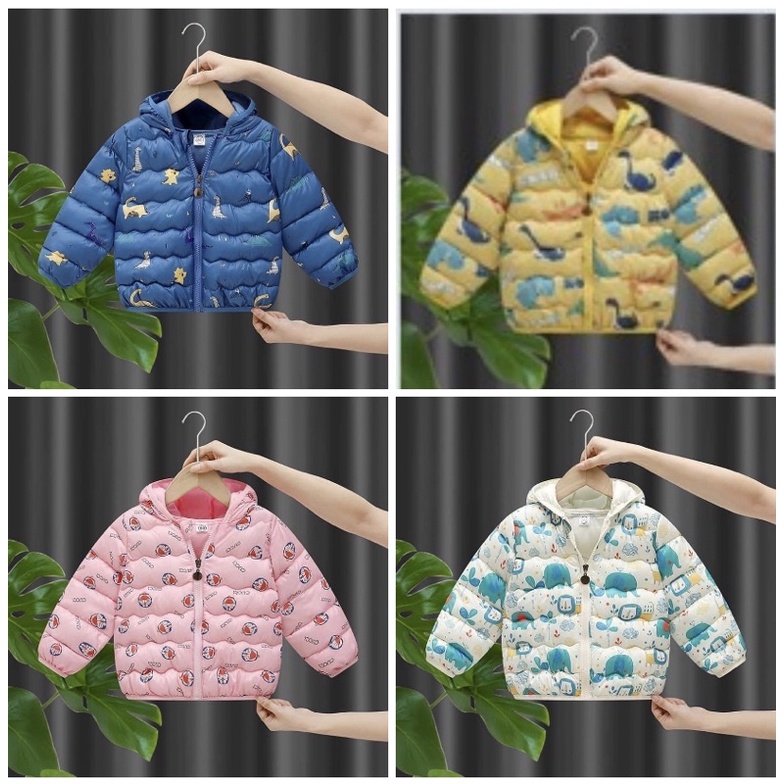 Áo phao gấu cho bé trai/bé gái