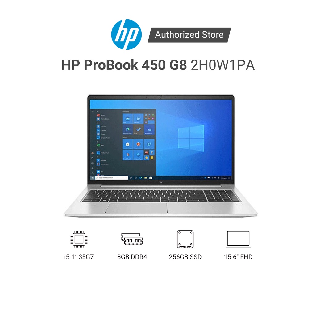 Laptop HP ProBook 450 G8 2H0W1PA i5 1135G7 | 8GB RAM | 256GB SSD | 15.6 FHD | MX450 2GB | FP | Win