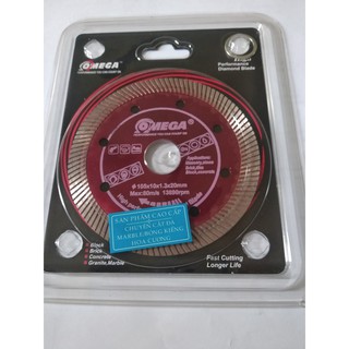 Lưỡi cắt đá gach men Omega 110mm
