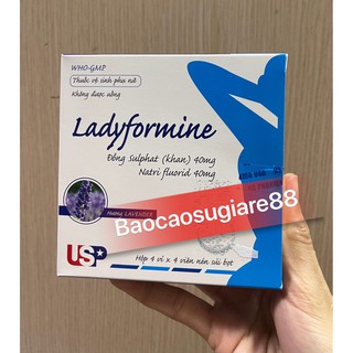 Viên sủi rửa vệ sinh LADYFORMINE ( 4 vỉ x 4 viên nén sủi bọt)