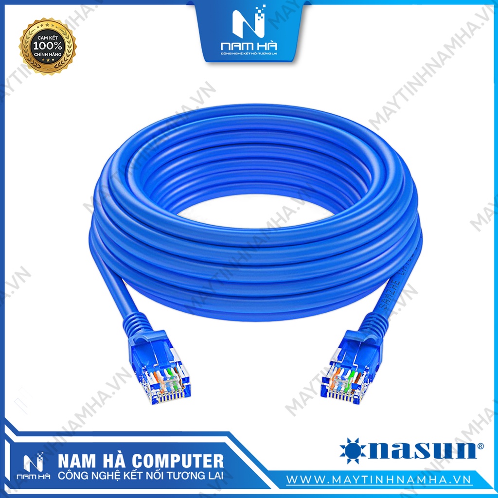Dây mạng cat6 bấm sẵn 2 đầu 10M 15M 20M 25M 30M 35M 40M 45M 50M - Tặng Dây Thít Nhựa