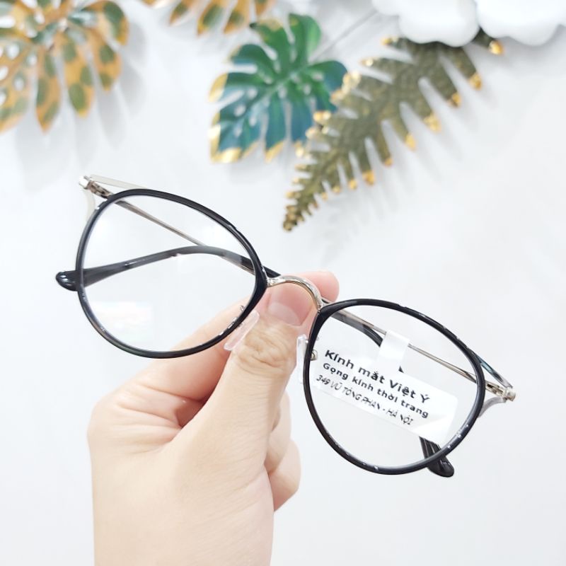 Gọng kính cận nữ kim loại, mắt mèo, nhiều màu - Y90029
