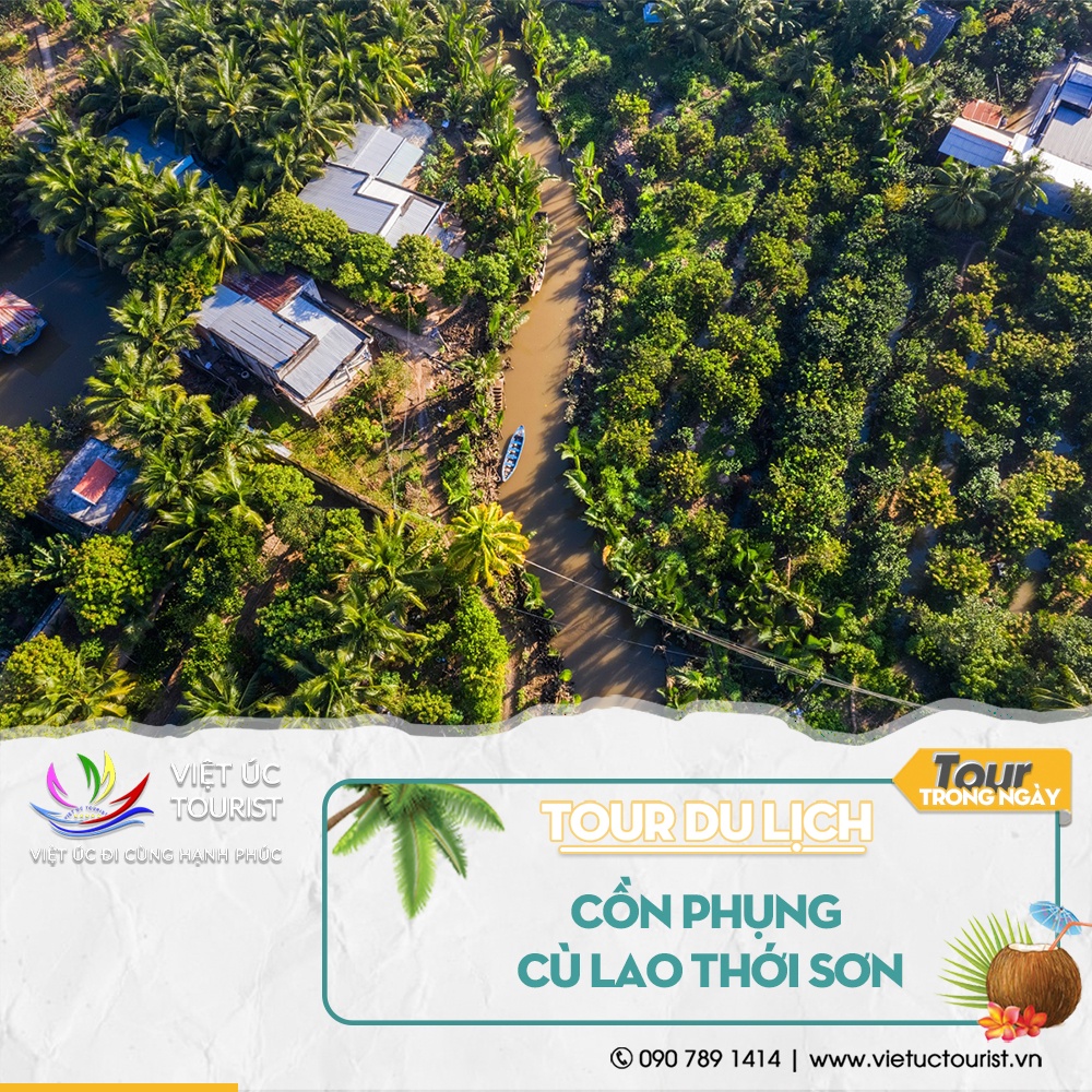 Tour du lịch: Cồn Phụng – Cù Lao Thới Sơn | Việt Úc Tourist