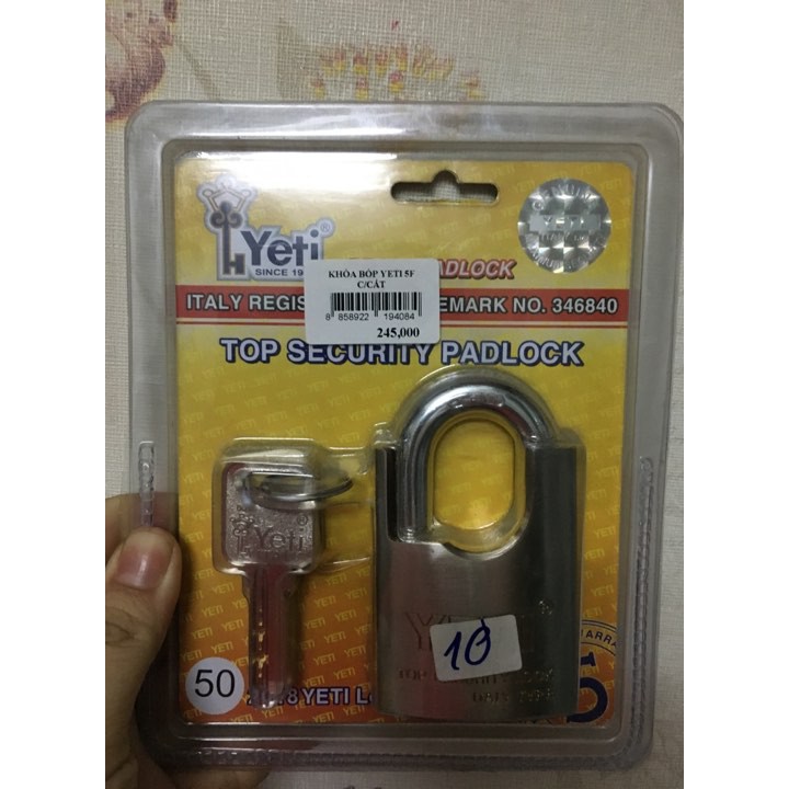 Ổ khóa YETI chống cắt 50mm