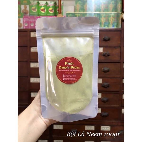 Bột Lá Neem sấy lạnh hàng chuẩn loại 1 - gói 100gr