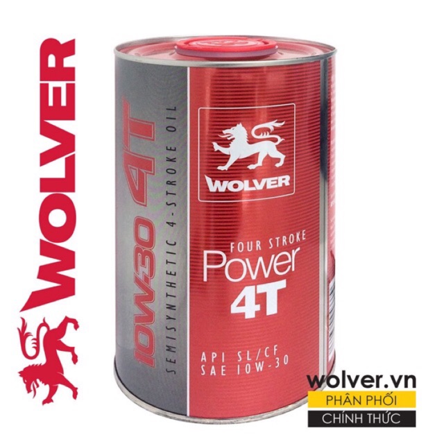 Nhớt Wolver Racing Synthetic 4T 10w40