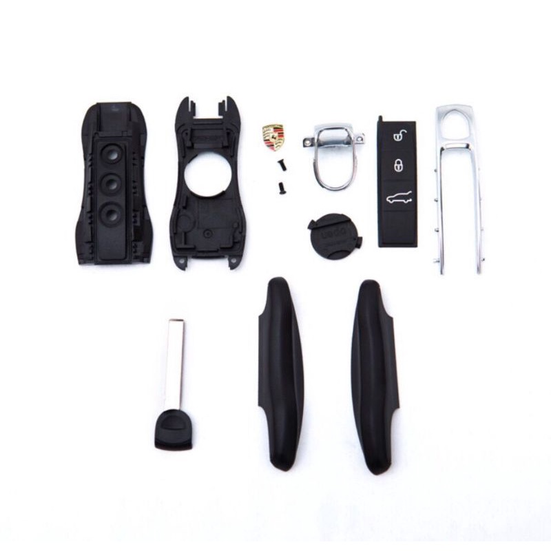 Vỏ chìa khóa xe PORSCHE - Vỏ chìa khóa ô tô PORCHE Gập 3 nút ( đời mới và đời cũ )