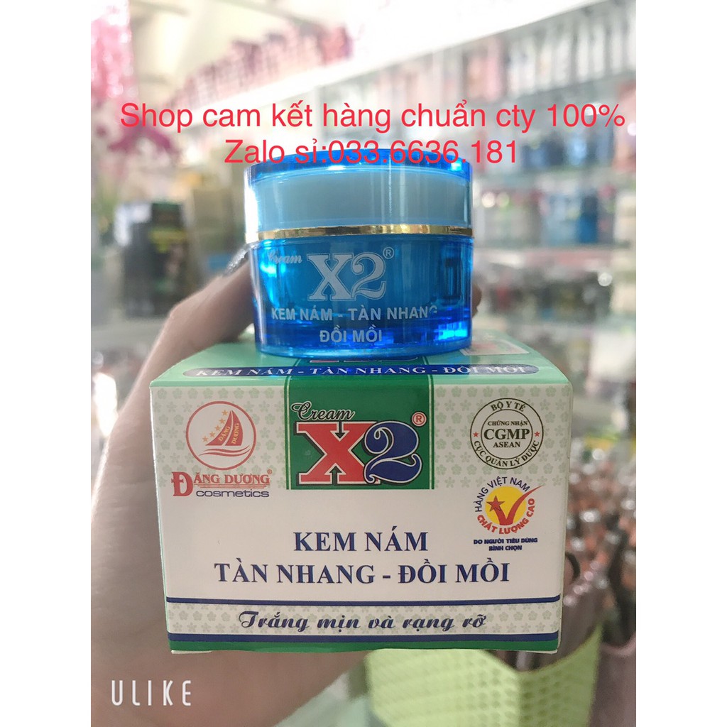 kem X2 hết nám -tan nhang - đoi moi 8g [ chuẩn hàng cty 100%]