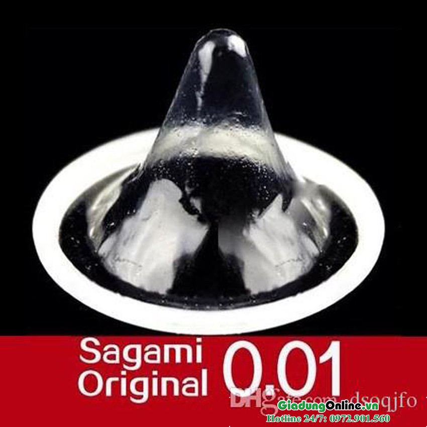 Bao cao su Sagami Original 0.01 Mỏng Chạm Đỉnh 0.01mm