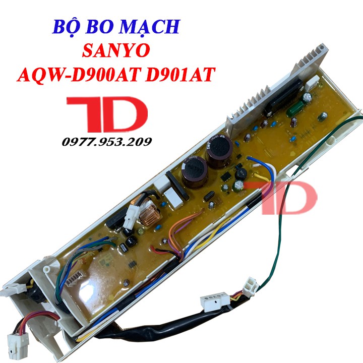 Bo mạch máy giặt công suất Sanyo AQW D900AT D901AT, bo mạch máy giặt sanyo