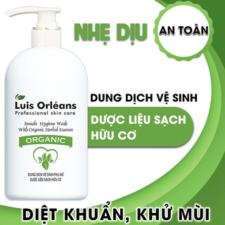 Dung dịch vệ sinh phụ nữ dược liệu sạch hữu cơ Luis Orléans 175g