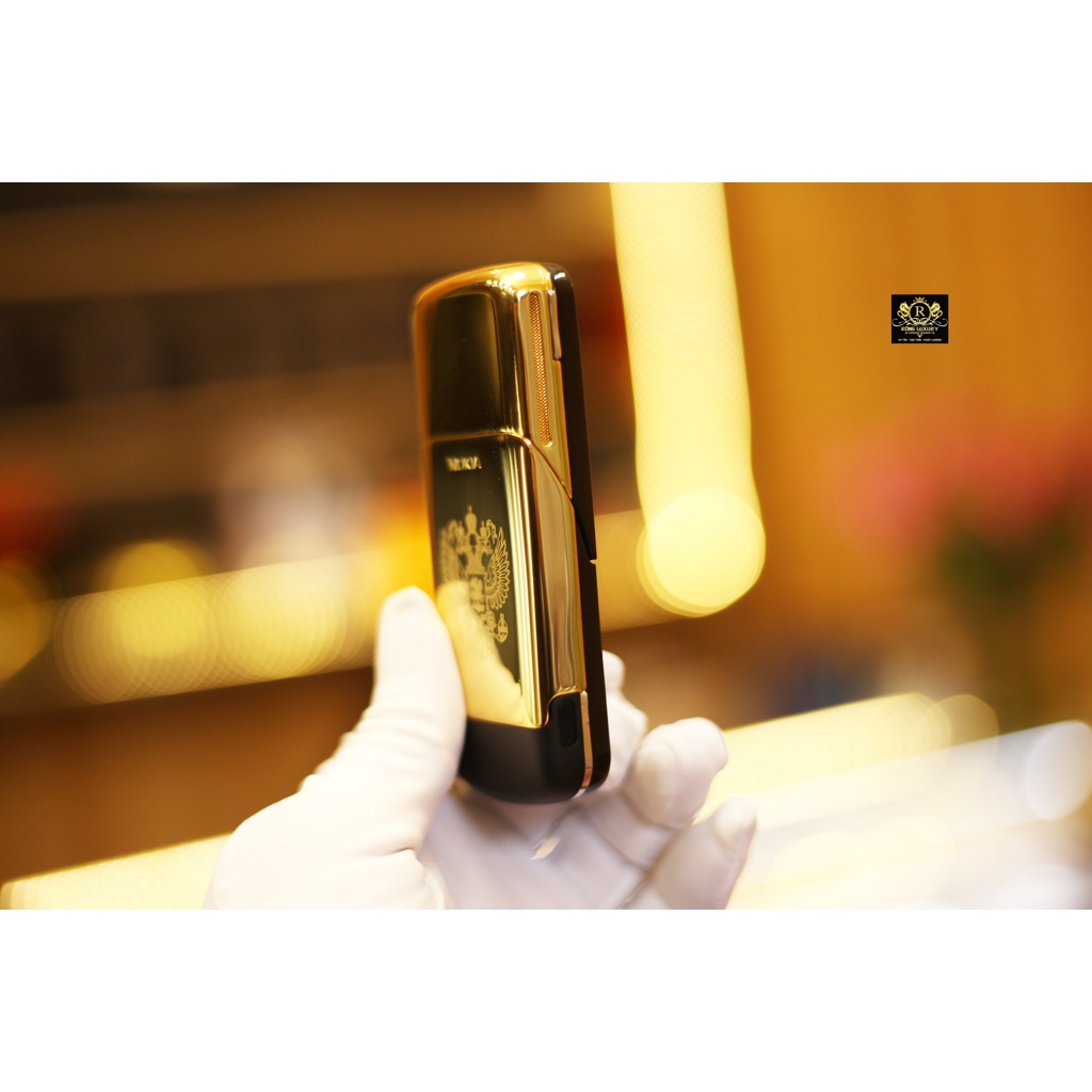 Nokia 8600 Luna Gold Khắc Đại Bàng Nước Nga