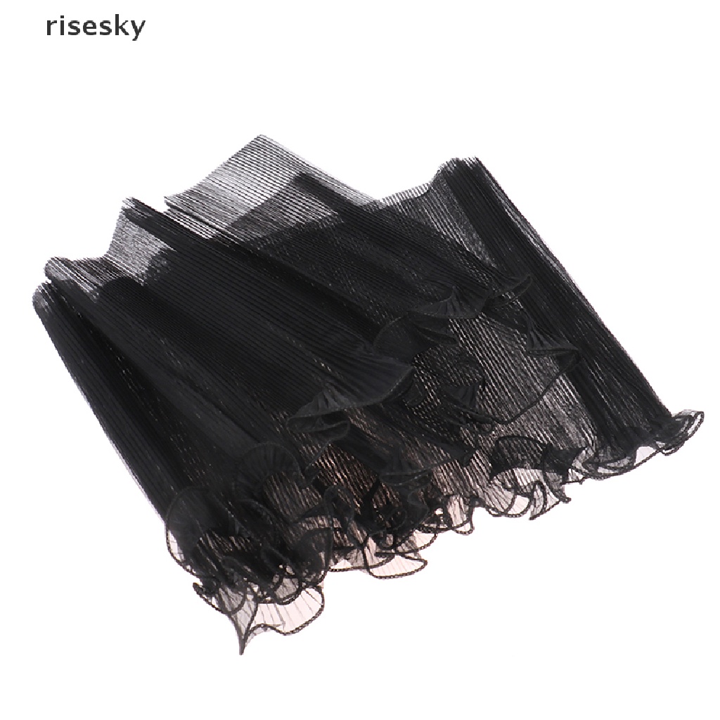 [risesky] Bó Hoa Cưới Vải Lưới Xếp Ly Gợn Sóng Thủ Công ♨Trên đó